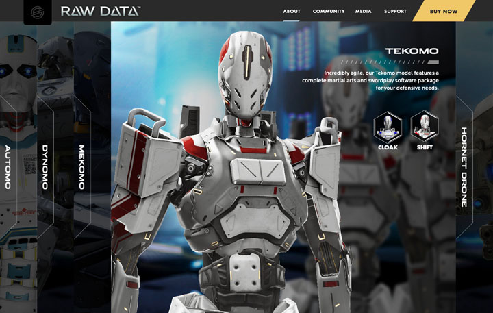 Raw Data Enemies Page